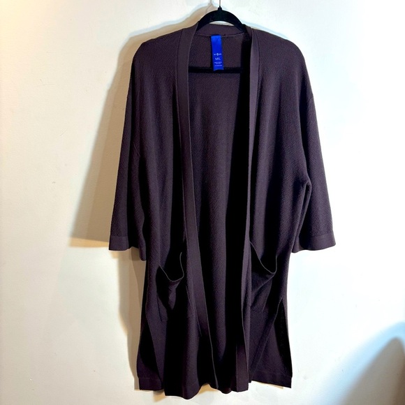 KIT And ACE Sz M/L 100% Merino Wool Open Front Cardigan Kimono Style - Picture 1 of 10